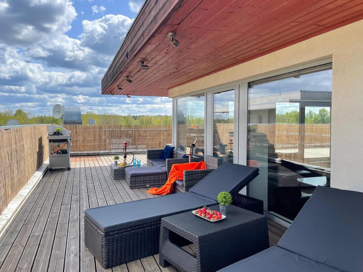 Skyhouse Riga Lux Penthouse & Spa ภายนอก รูปภาพ